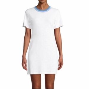 NWT Rag & bone Jolie T-shirt mini dress in bright white
